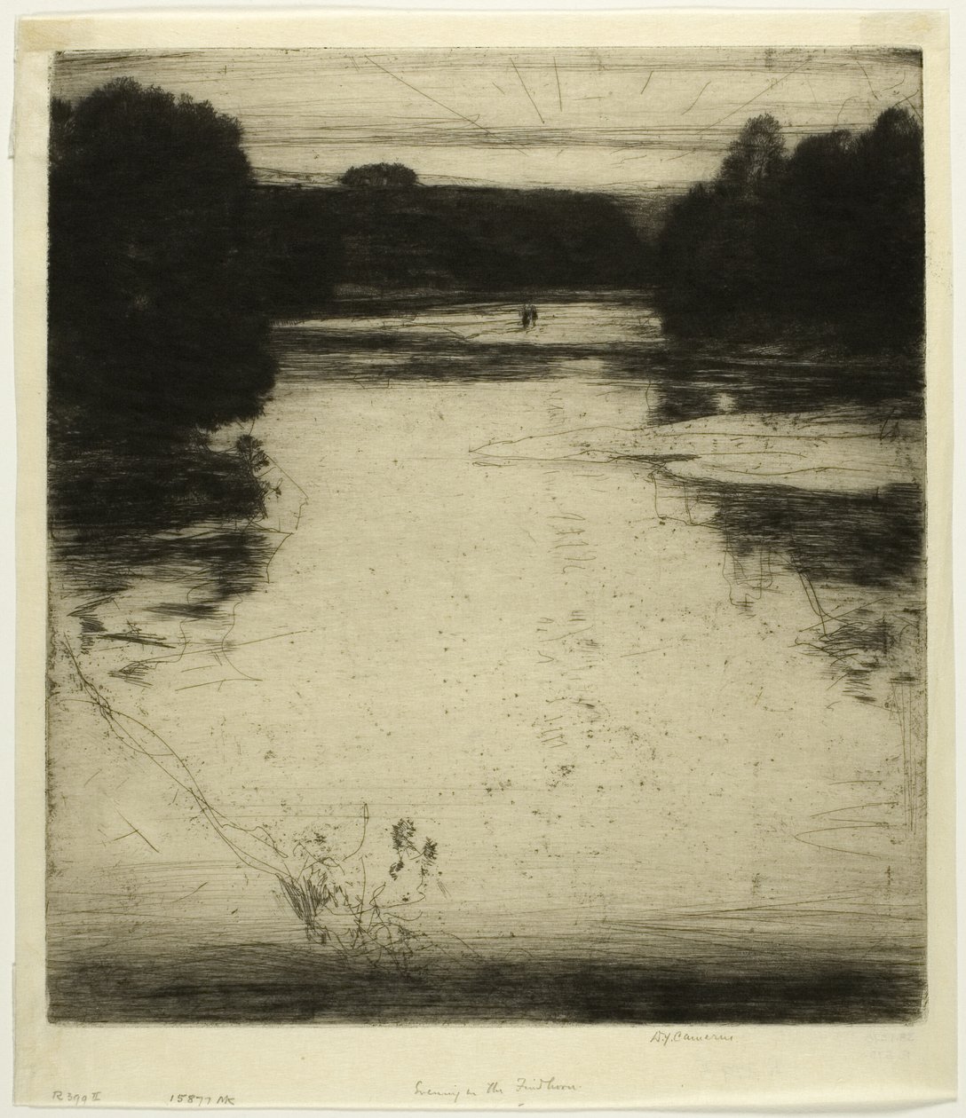 After-Glow (vagy Evening) a Findhornon alkotó: David Young Cameron