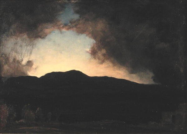Utófény, Menteith (olaj, vászon) alkotó: David Young Cameron