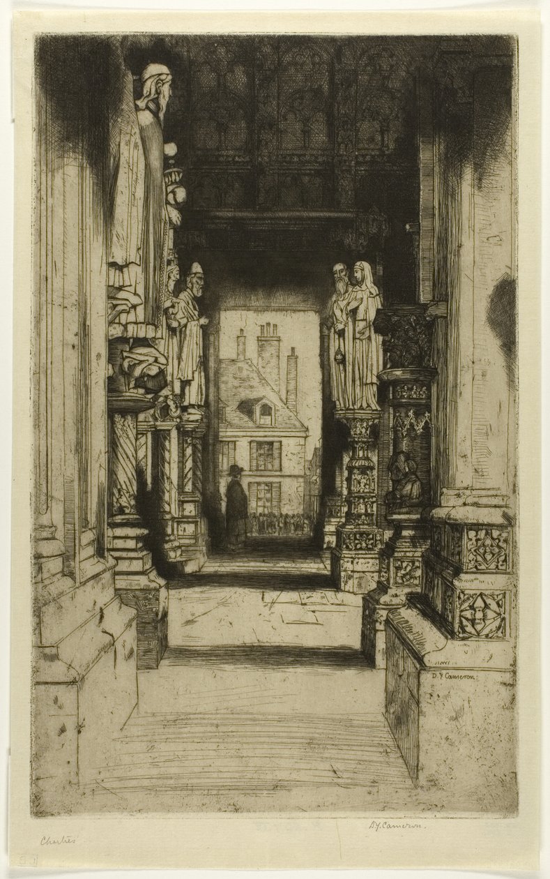 Chartres alkotó: David Young Cameron