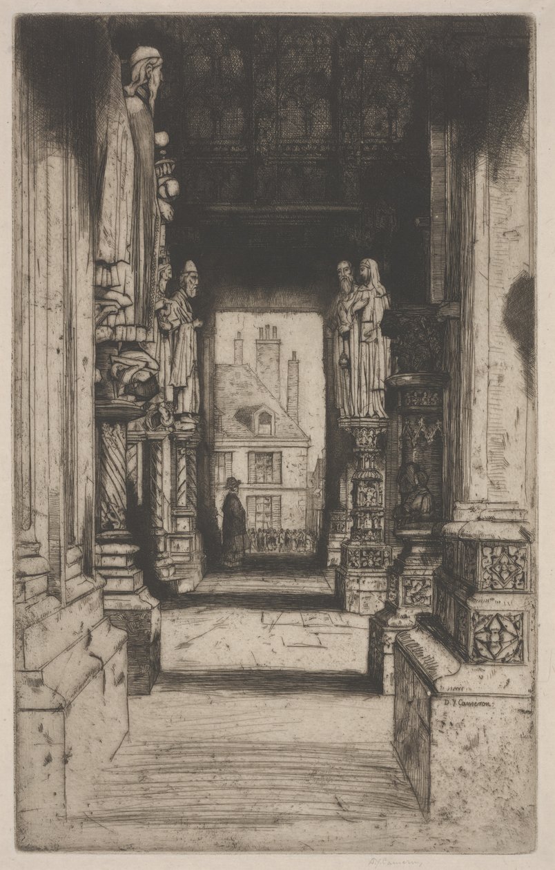 Chartres alkotó: David Young Cameron