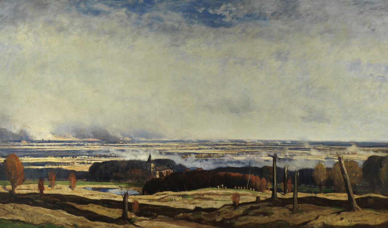 Flandria Kemmelből, 1919-20 alkotó: David Young Cameron