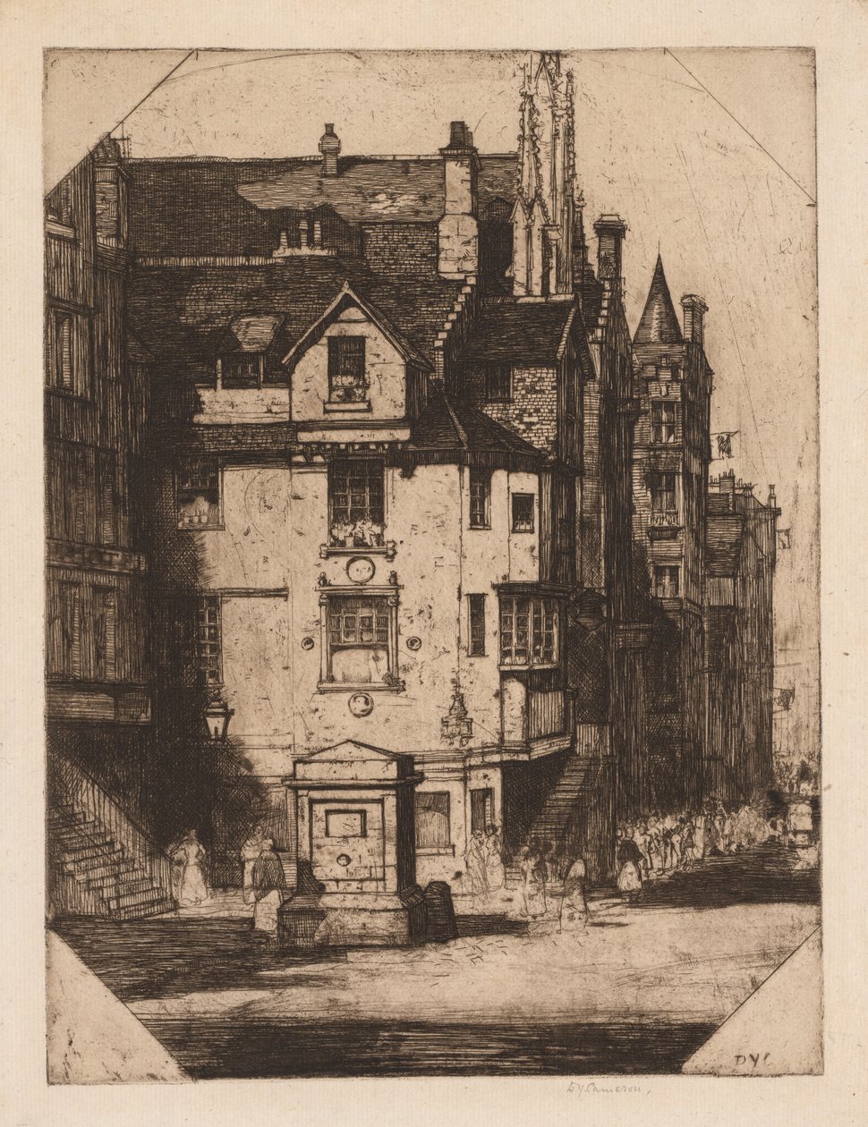 John Knoxs ház, 1905. alkotó: David Young Cameron