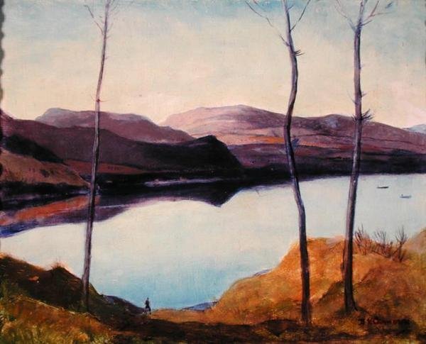 Loch Ness, 1910 körül alkotó: David Young Cameron