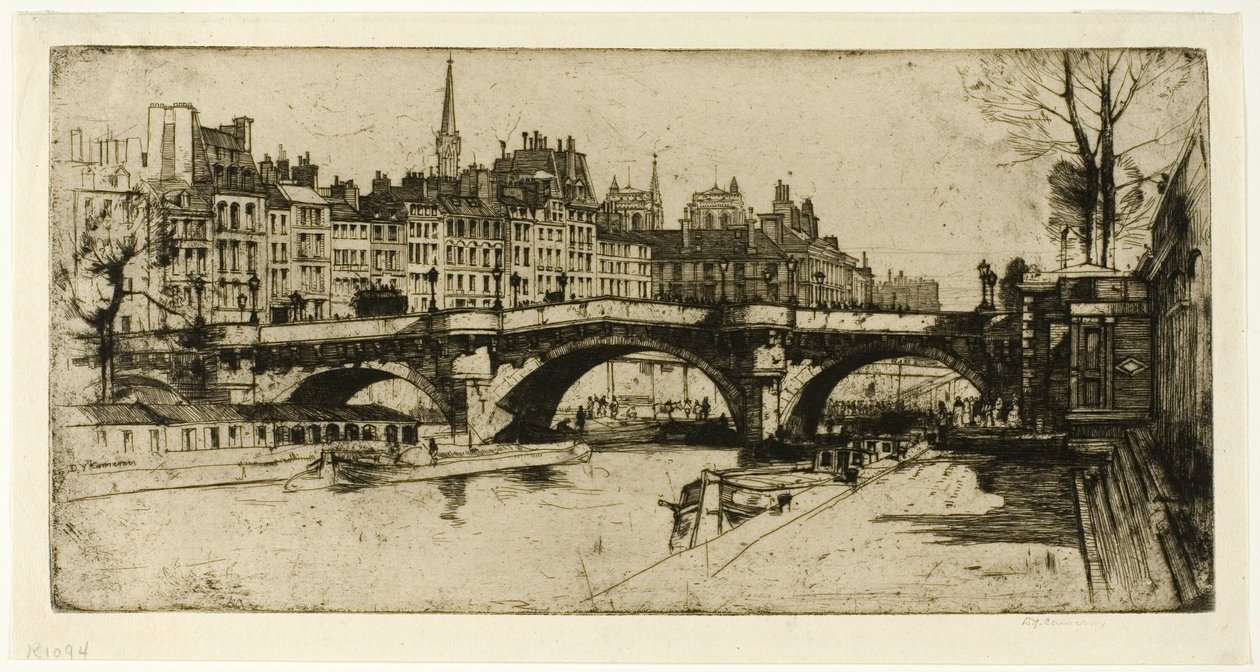 Pont Neuf, első lemez a párizsi készletből alkotó: David Young Cameron