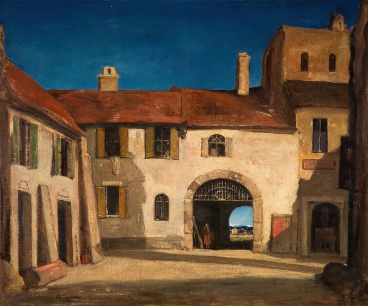 Rambelli, Róma közelében, Olaszország, 1922. alkotó: David Young Cameron