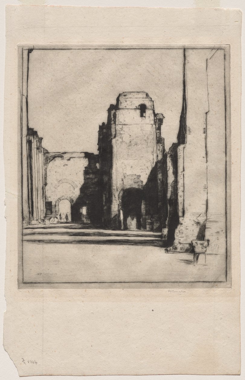 Tepidarium, Caracalla fürdői alkotó: David Young Cameron