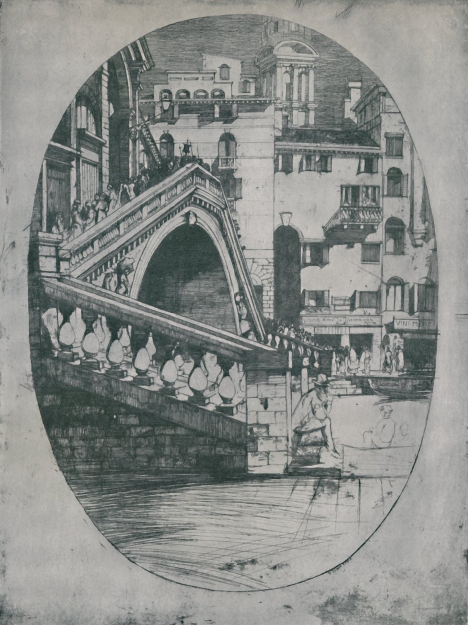 A Rialto, 1900, 1925. alkotó: David Young Cameron
