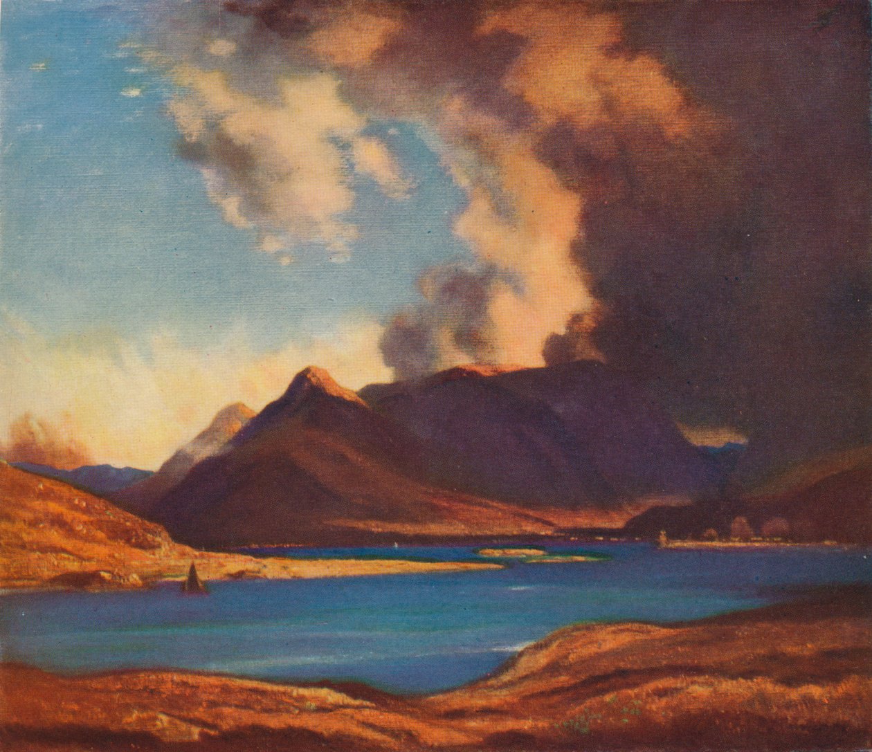 Glencoe árnyékai, 1925 alkotó: David Young Cameron