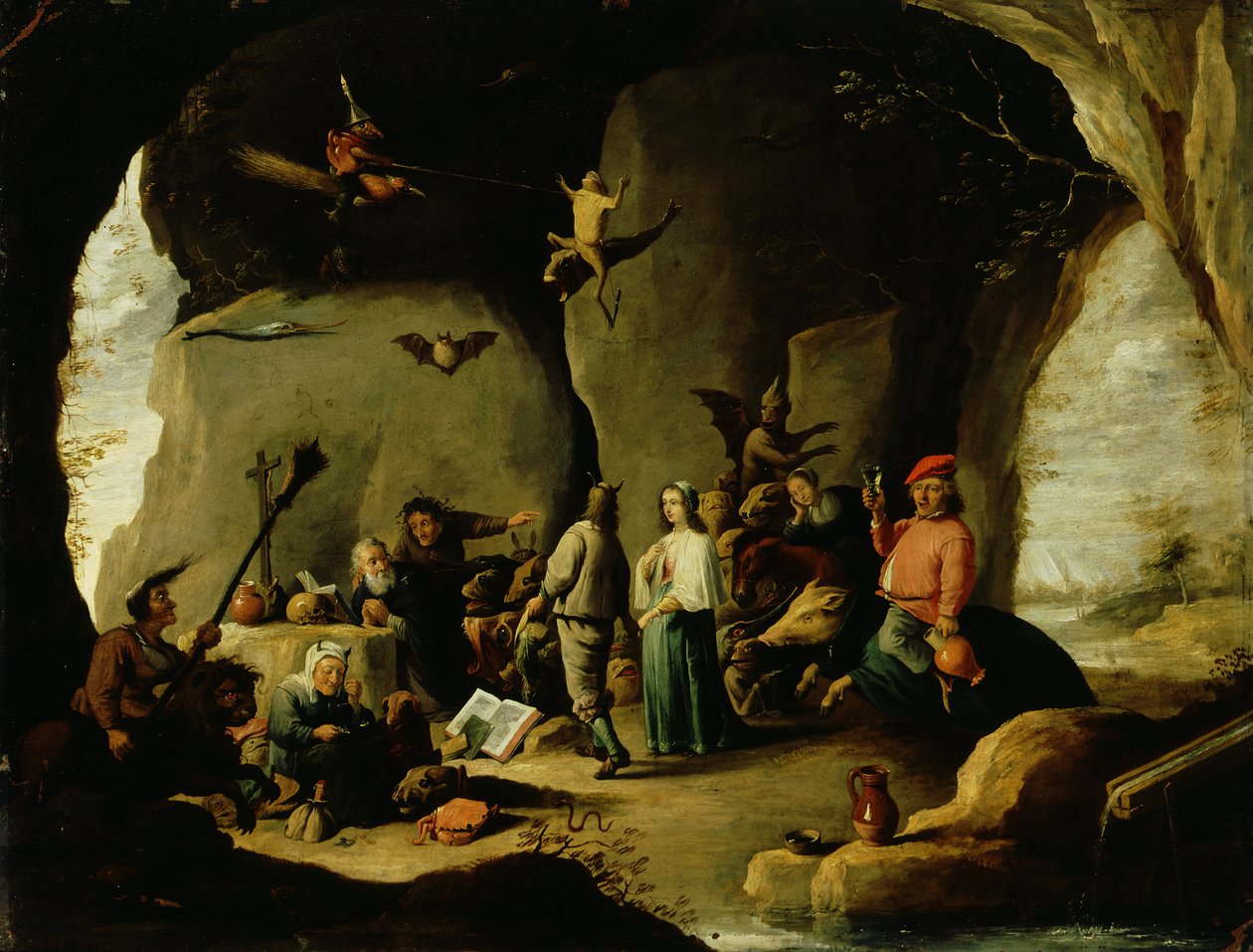 Szent Antal megkísértése alkotó: David the Younger (attr. to) Teniers