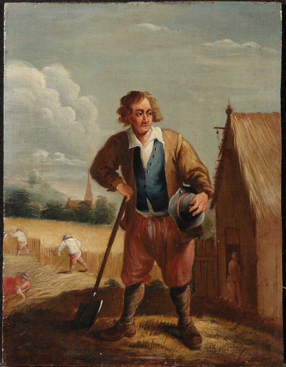 A négy elem allegóriája: Föld (olaj a panelen) alkotó: David the Younger (follower of) Teniers
