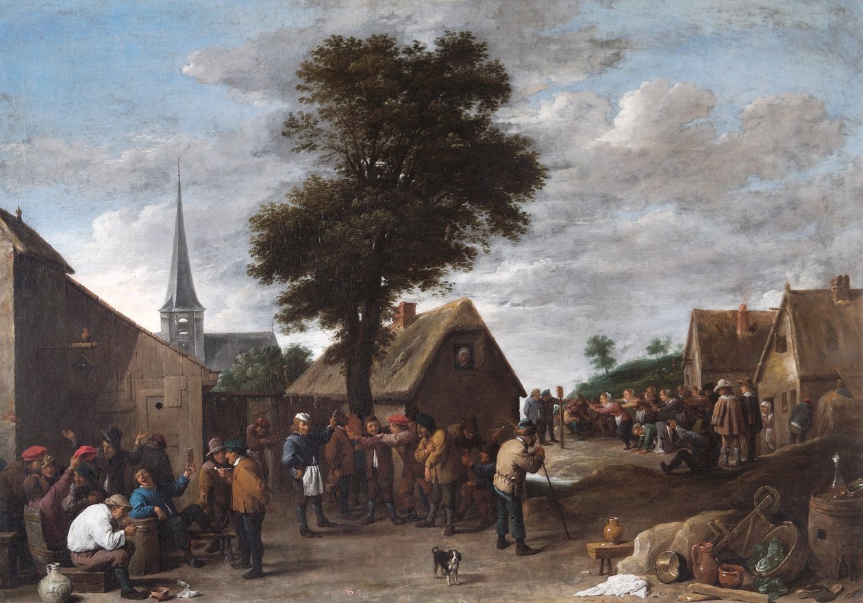 Flamand falufesztivál alkotó: David Teniers the Younger