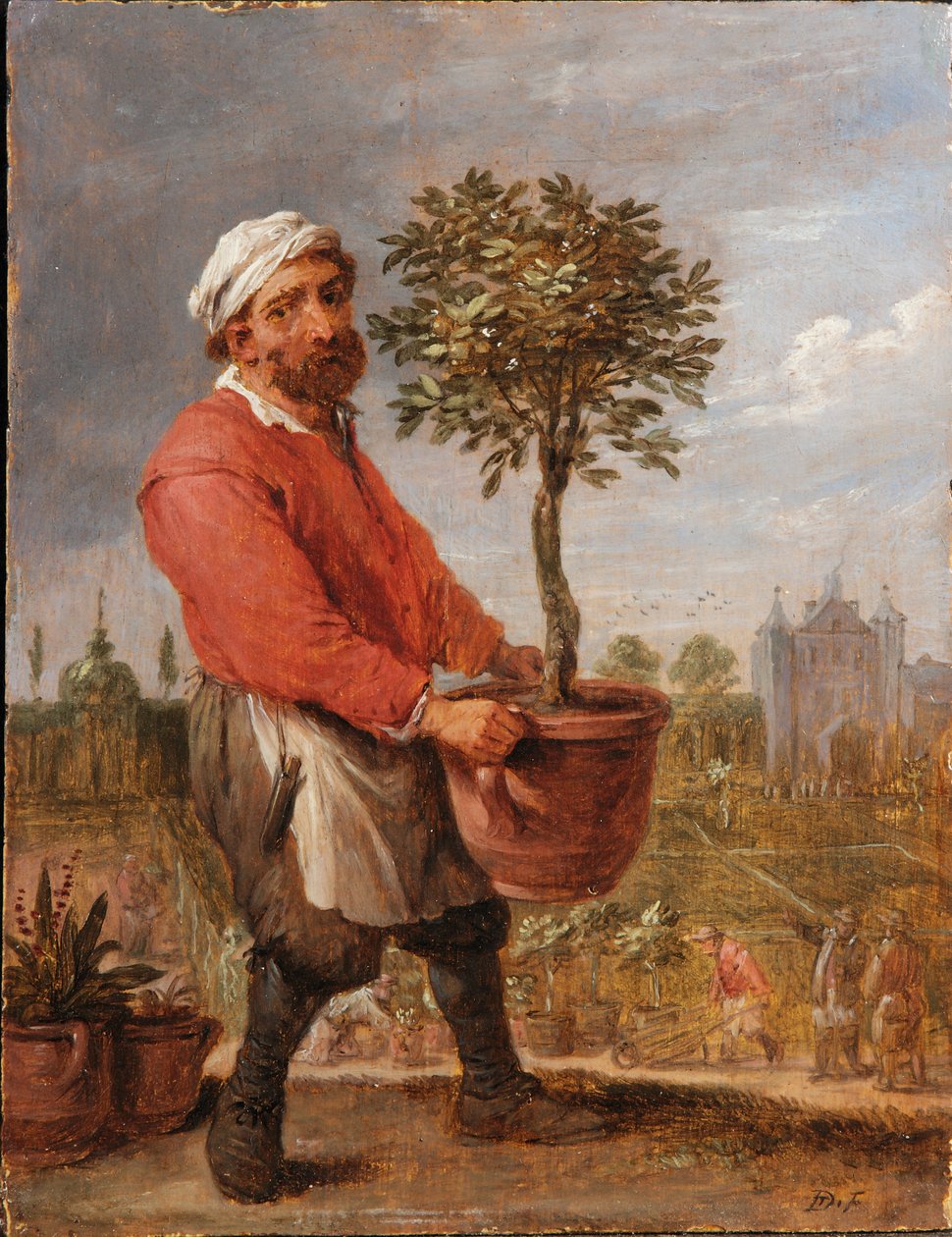 A négy évszak allegóriája: Tavasz alkotó: David Teniers the Younger