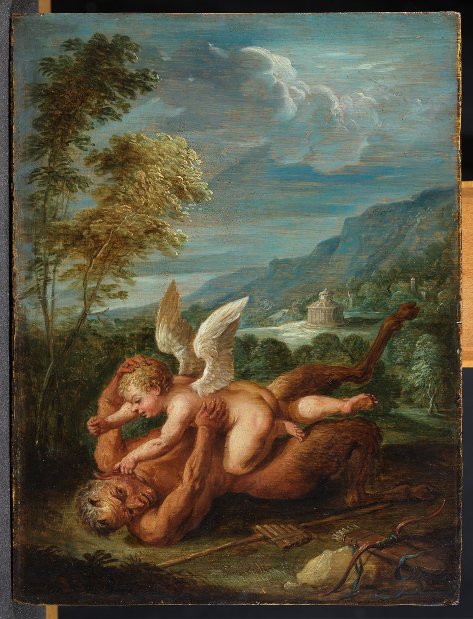 Cupido legyőzi Pant alkotó: David Teniers the Younger