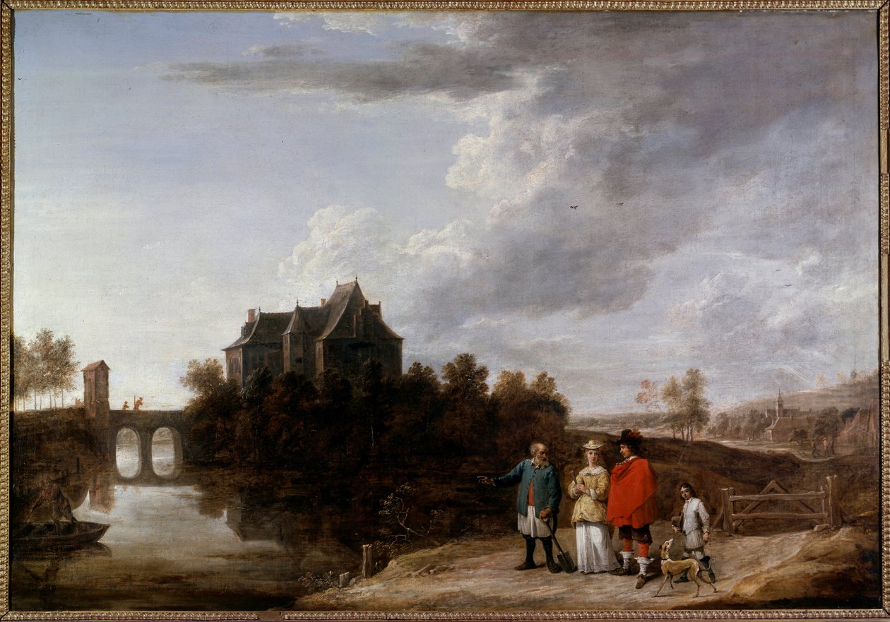 Teniers vára Percknél II. David Teniers festménye (1610-1690) XVII. alkotó: David Teniers the Younger