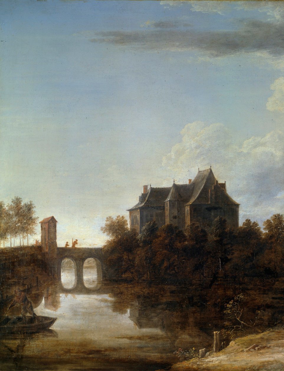 Le chateau de teniers a hollandiai Perckben II. David Teniers festménye (1610-1690) XVII. alkotó: David Teniers the Younger