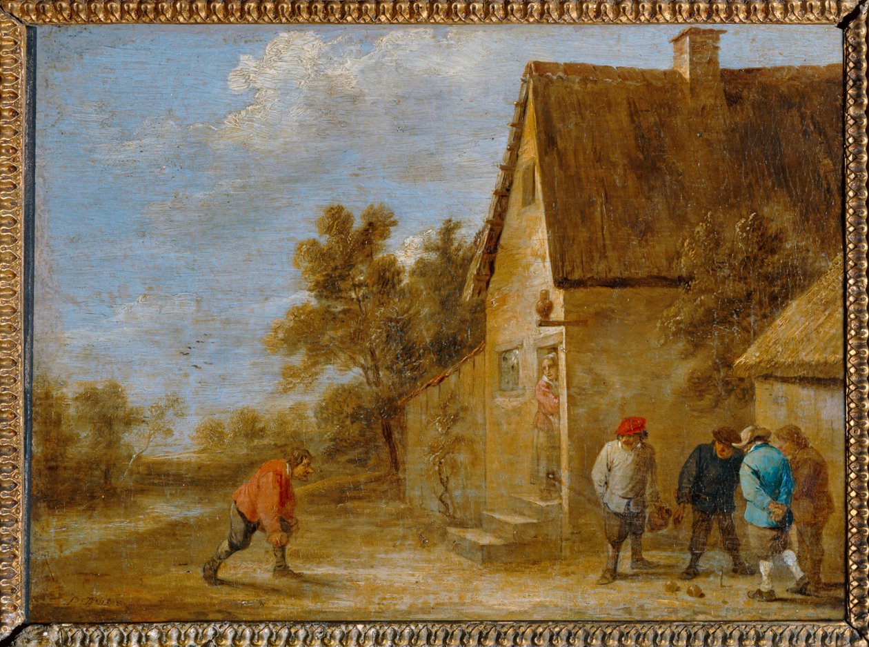 Les Joueurs de boules ... alkotó: David the Younger Teniers