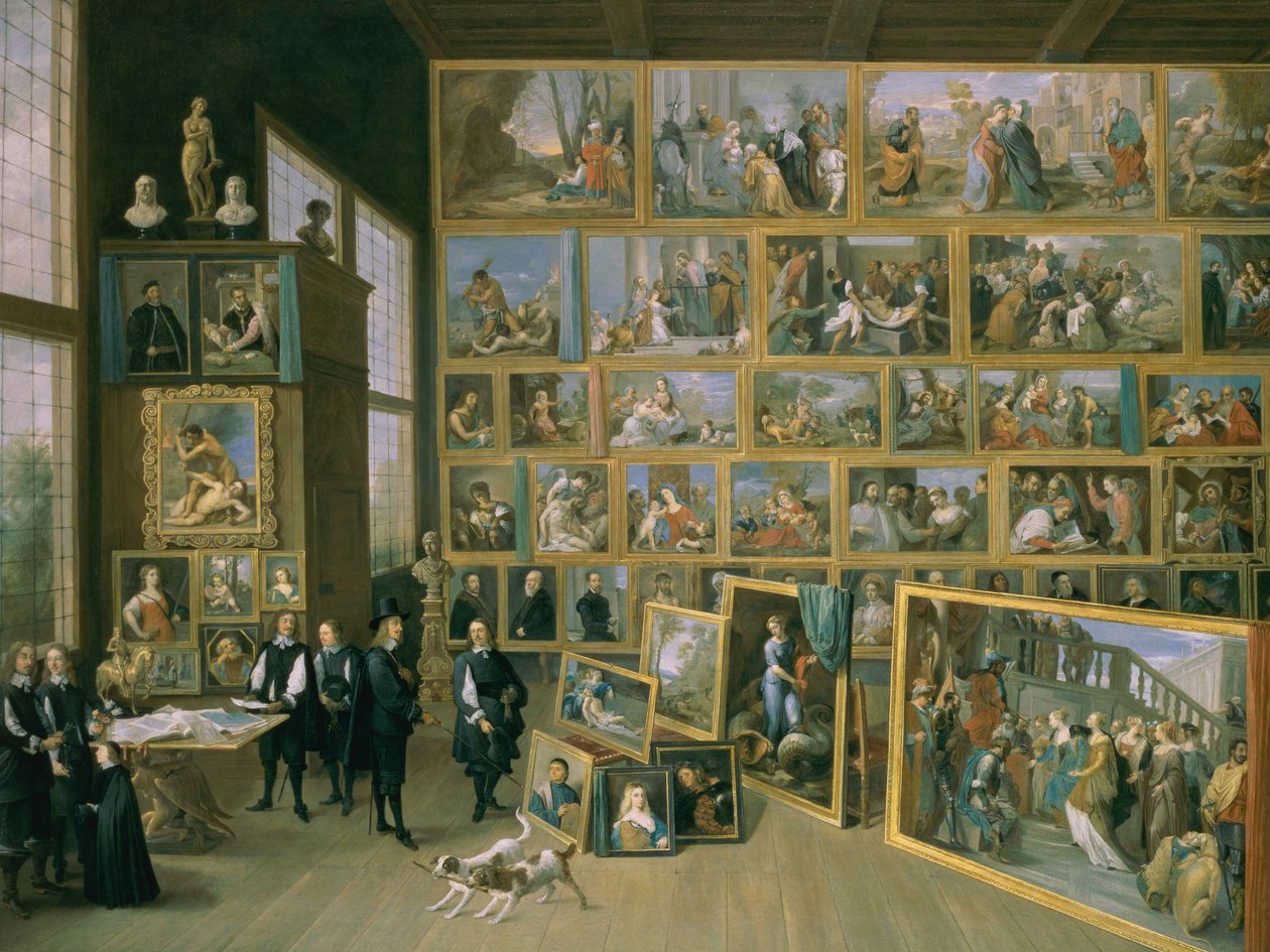 Lipót Vilmos főherceg (1614-62) brüsszeli Képtárában alkotó: David Teniers the Younger