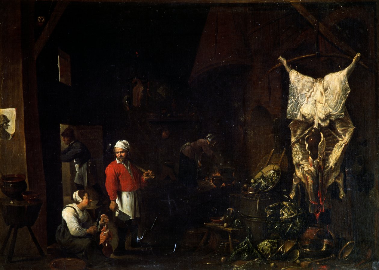 A hentes (olaj, vászon) alkotó: David Teniers the Younger