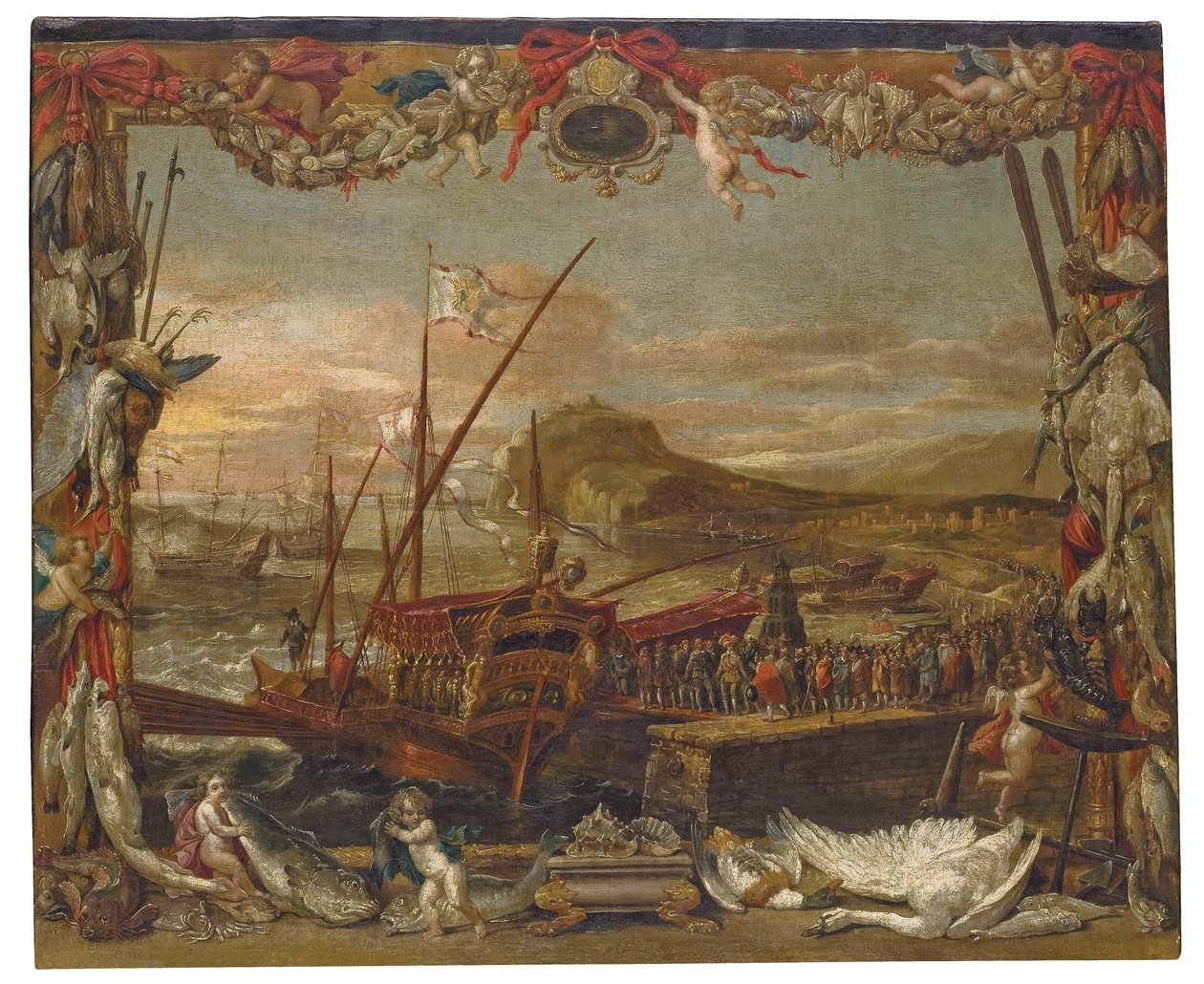 Az osztrák Don Juan behajózása alkotó: David Teniers the Younger
