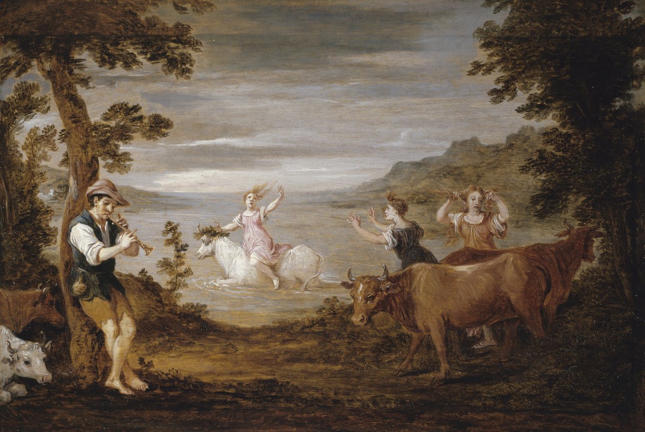 Európa megerőszakolása, 1654-56 alkotó: David Teniers the Younger