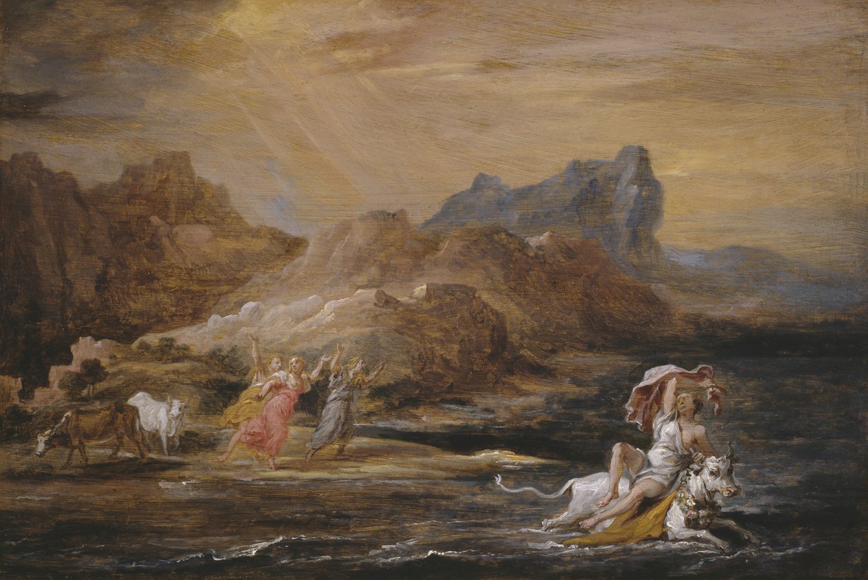 Európa megerőszakolása, 1654-56 alkotó: David Teniers the Younger