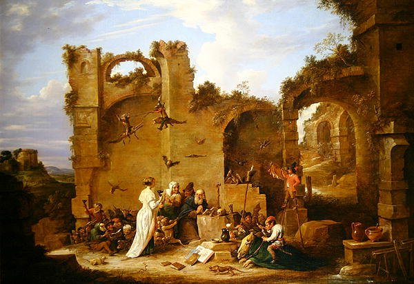 Szent Antal megkísértése (olaj, vászon) alkotó: David Teniers the Younger