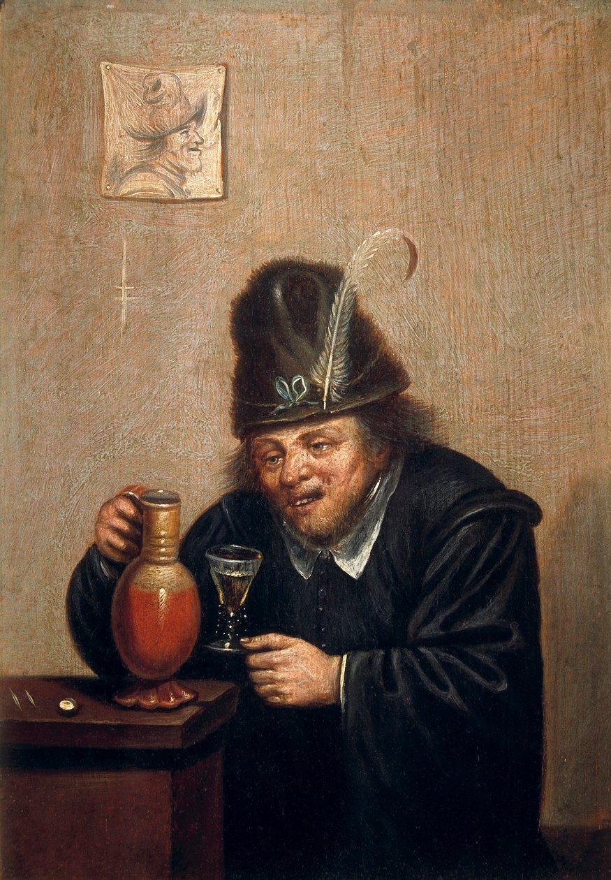 Az ivó alkotó: David Teniers the Younger