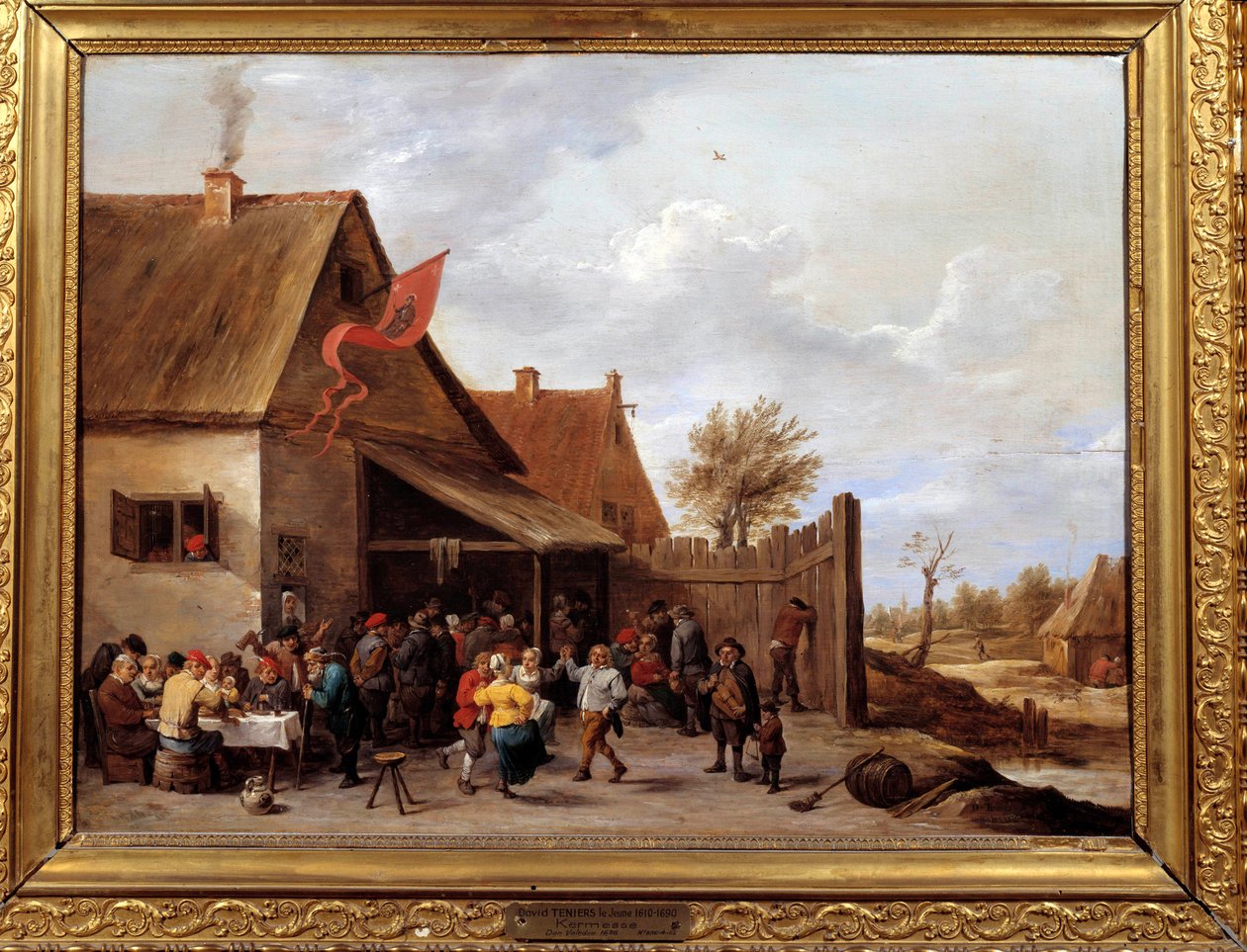 A vásár David Teniers II. festménye a fiatal (1610-1690) 17. századi V. 0,43x0,58 m Montpellier, Musee Fabre alkotó: David Teniers the Younger