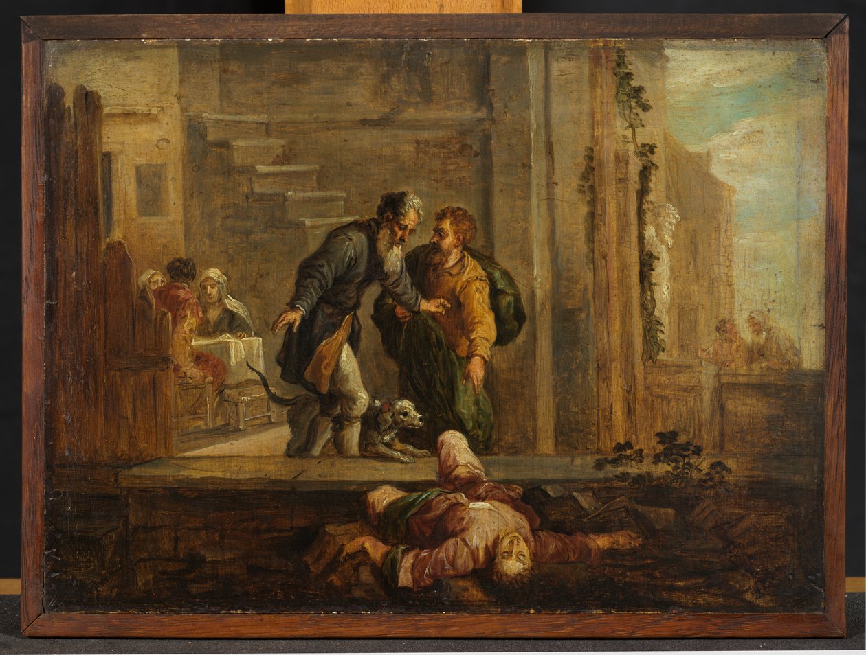 Tobit és a halott izraelita (Domenico Fetti nyomán) alkotó: David Teniers the Younger