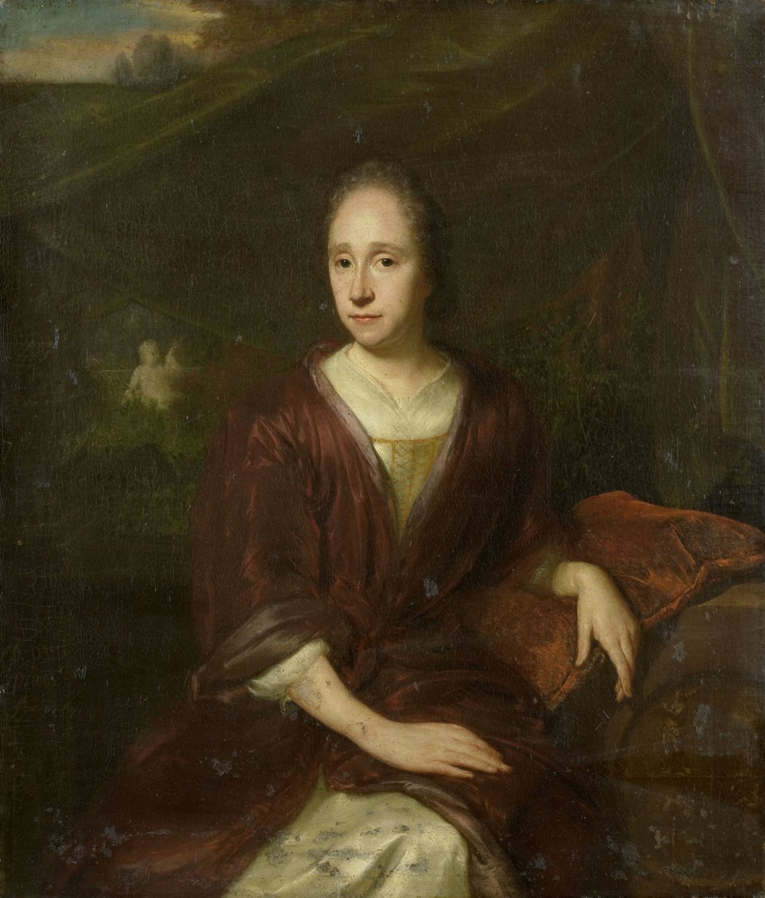 Margaretha Nelis (1652-17050, Casparus Commelin második felesége) portréja. alkotó: David van der Plas