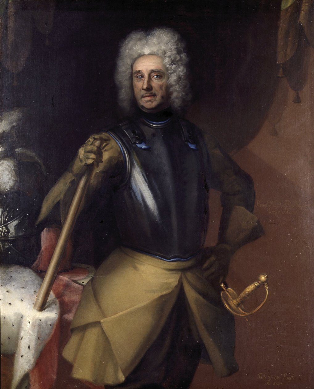 Carl Gustaf Mörner (1658-1721), gróf, királyi tanácsos, tábornagy, a fellebbviteli bíróság elnöke, házastársai: 1. Catharina Margareta Bonde bárónő, 2. Christina Anna Bielke grófnő alkotó: David von Krafft