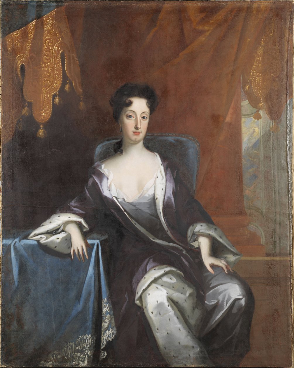 Edwige Sophie de Suede – Hedvig Sophia Holstein-Gottorp hercegnő (1681-1708), svéd királynő portréja, készítette Krafft, David, von (1655-1724). Olaj, vászon, 1700 körül. Méretek: 148x118 cm. Stockholmi Nemzeti Múzeum alkotó: David von Krafft