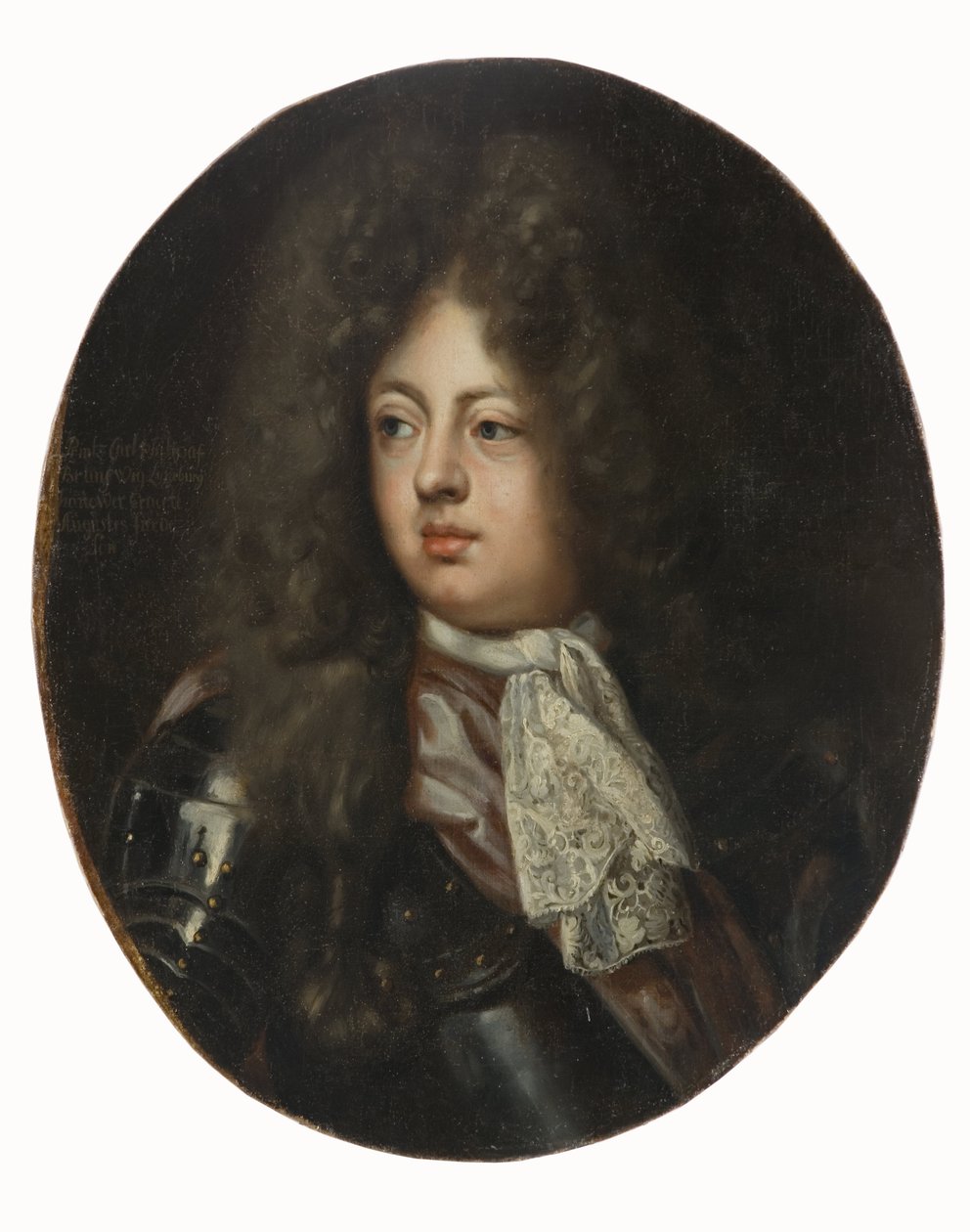 Le Prince Charles (Karl) Philippe de Brunswick Lunebourg – Charles Philipp (1669-1690), Brunswick-Lueneburg hercegének portréja, készítette: Krafft, David, von (1655-1724). Olajfestmény. Mérete: 69,5x57 cm. Nemzeti Múzeum Stockholm alkotó: David von Krafft
