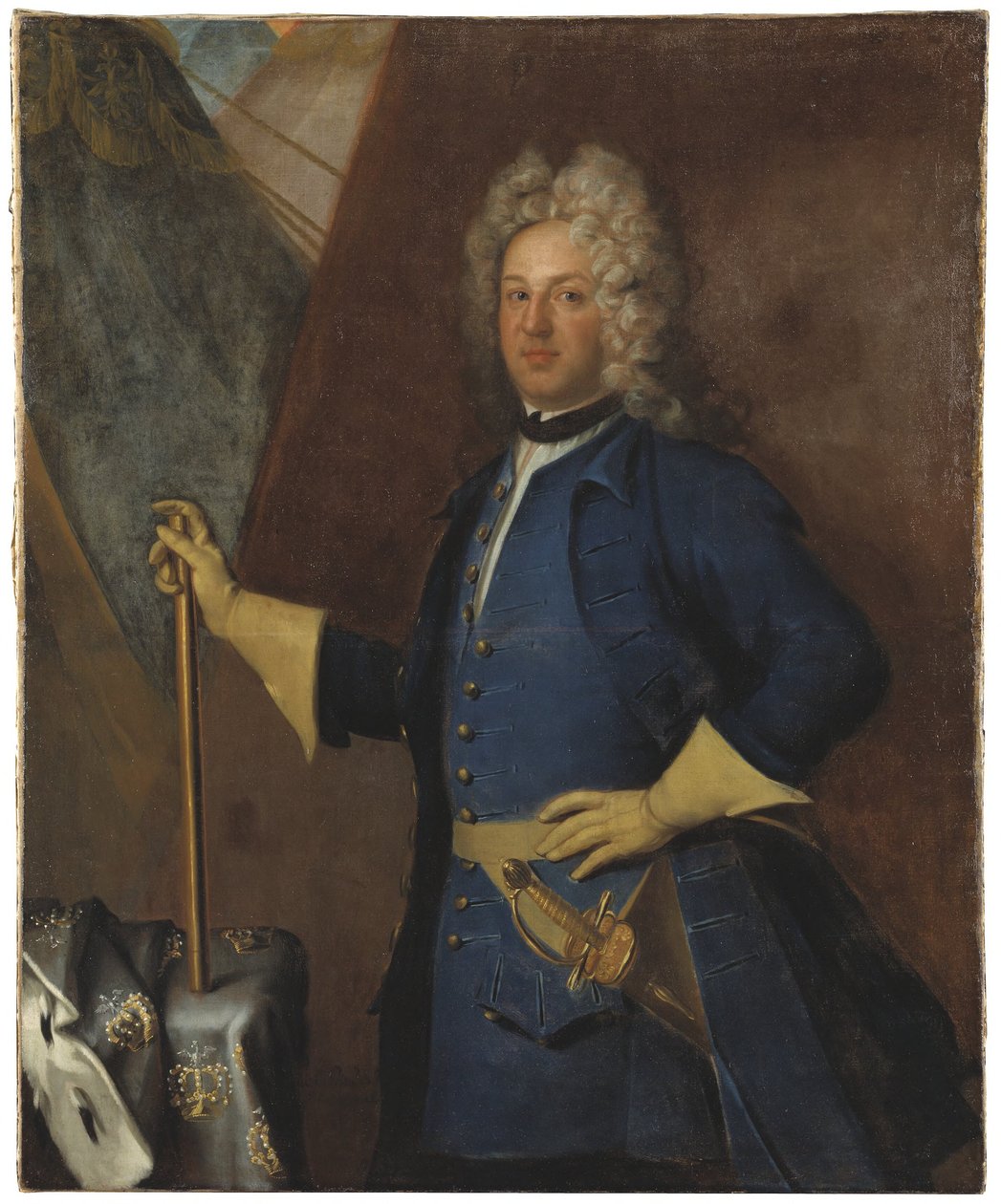 Stanisław Leszczyński (1677-1766), Lengyelország királya, Lotaringia és Bar hercege, 1711 alkotó: David von Krafft