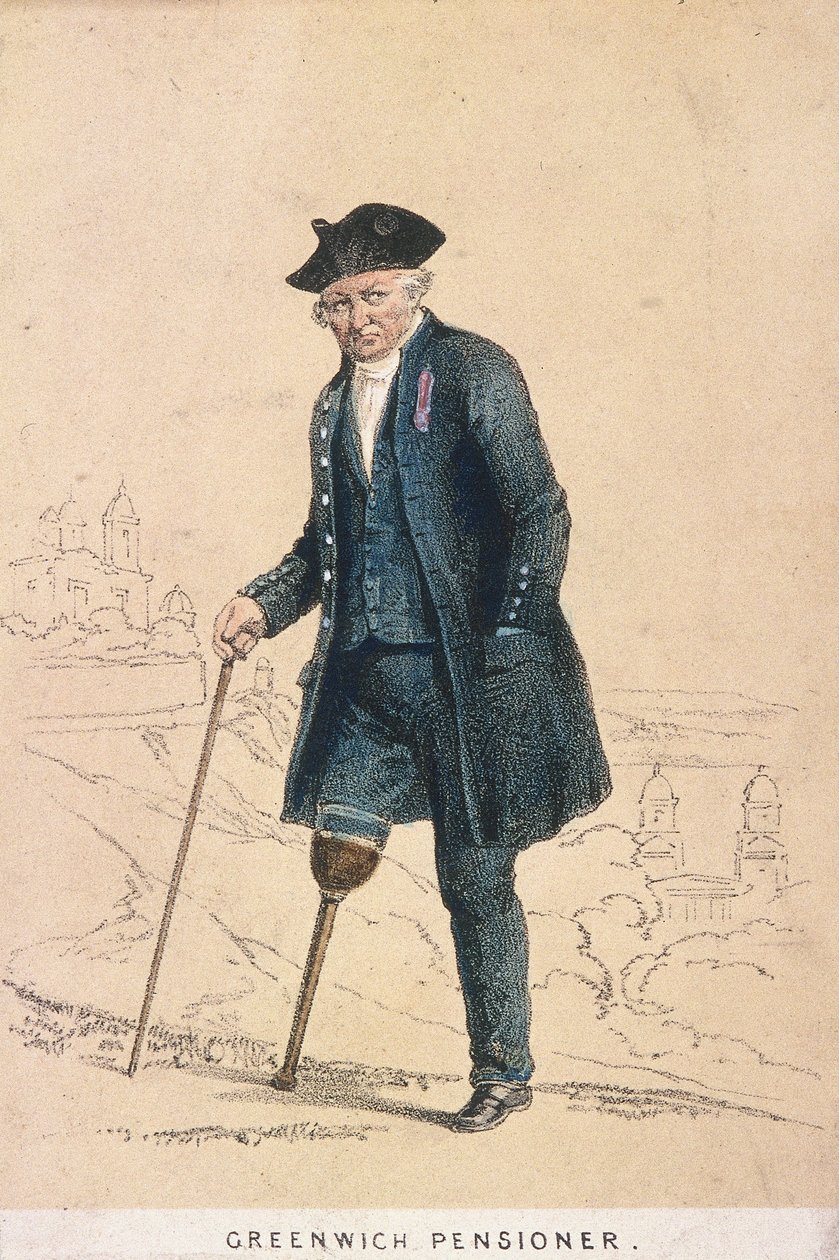 Egy féllábú greenwichi nyugdíjas, 1855 alkotó: Day and Son