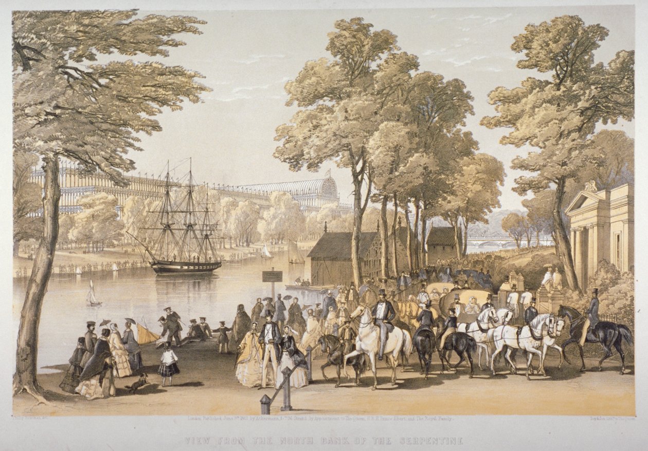 The Great Exhibition, Hyde Park, Westminster, London, 1851. alkotó: Day and Son
