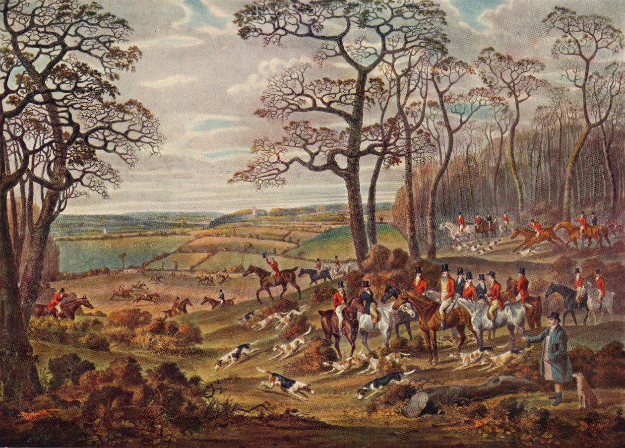 Az essexi vadászat, 1831, 1922 alkotó: Dean Wolstenholme