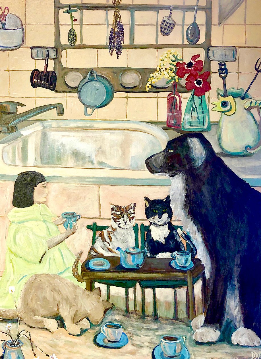 Antik tea, 2016 alkotó: Deborah Eve Alastra