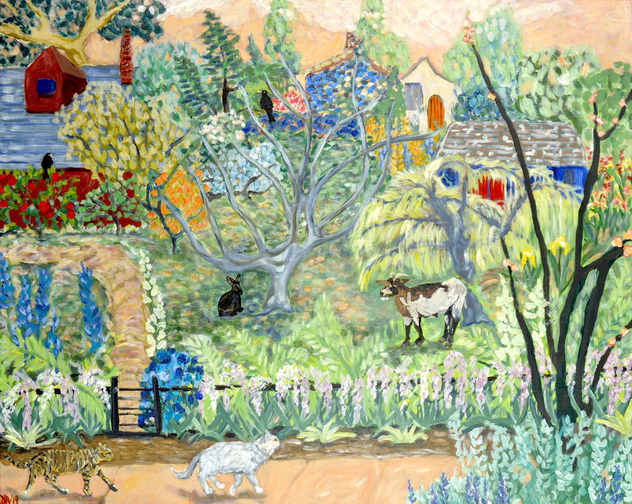 Álomház, 2019 akril, vászon alkotó: Deborah Eve Alastra