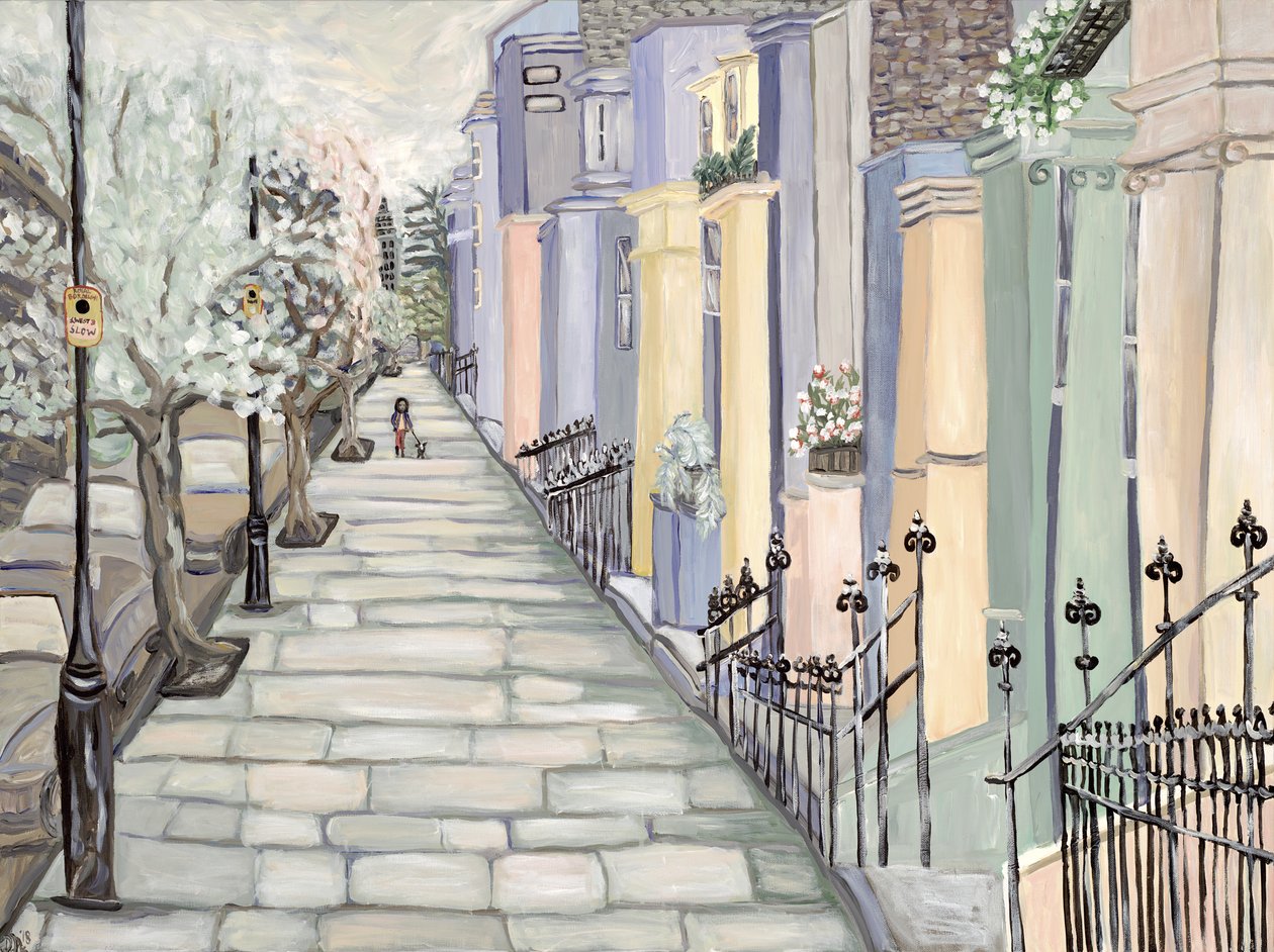 Kensington, 2017 (akril, vászon) alkotó: Deborah Eve Alastra