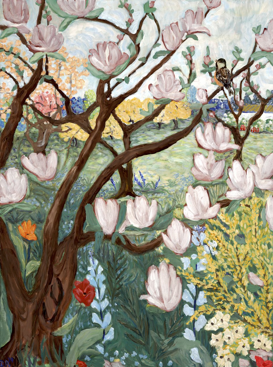 Magnolia Tree, 2019 (akril, vászon) alkotó: Deborah Eve Alastra