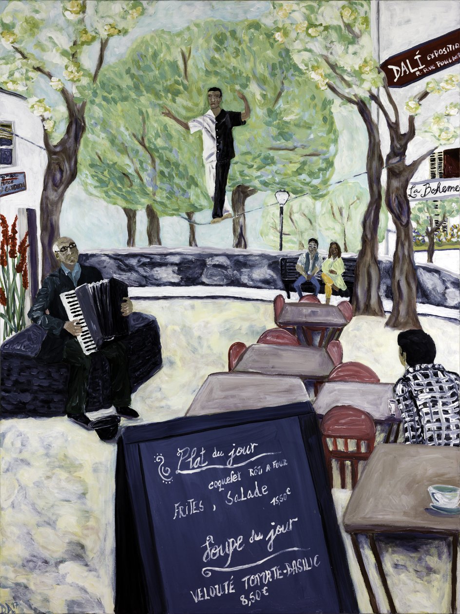 Montmartre, 2017 (akril, vászon) alkotó: Deborah Eve Alastra