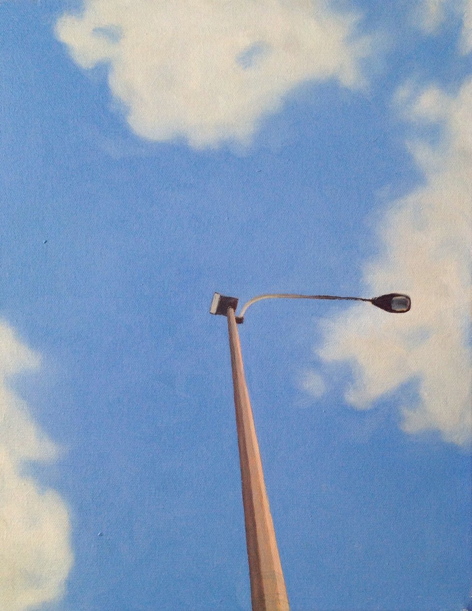 Brooklyn Street Lamp, 2012 (olaj, vászon) alkotó: Deborah Stevenson