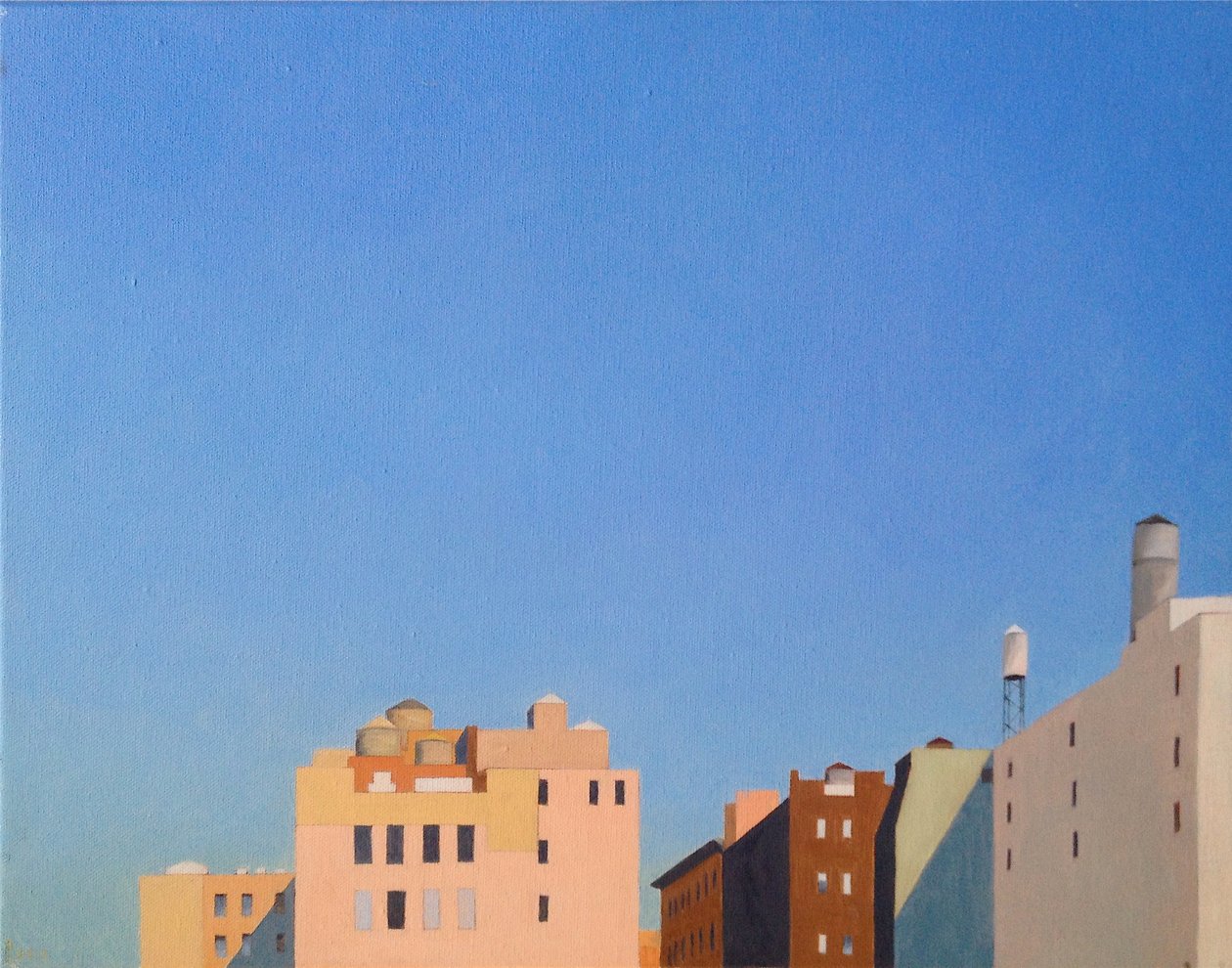 Brooklyn Union Square, 2012 (olaj, vászon) alkotó: Deborah Stevenson