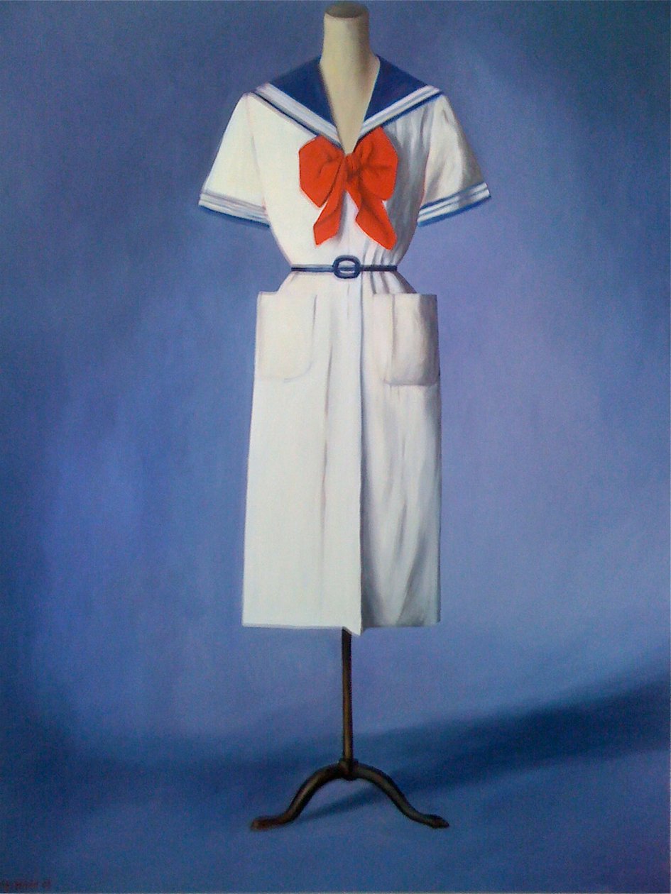 Matrózruha, 2002 (olaj, vászon) alkotó: Deborah Stevenson