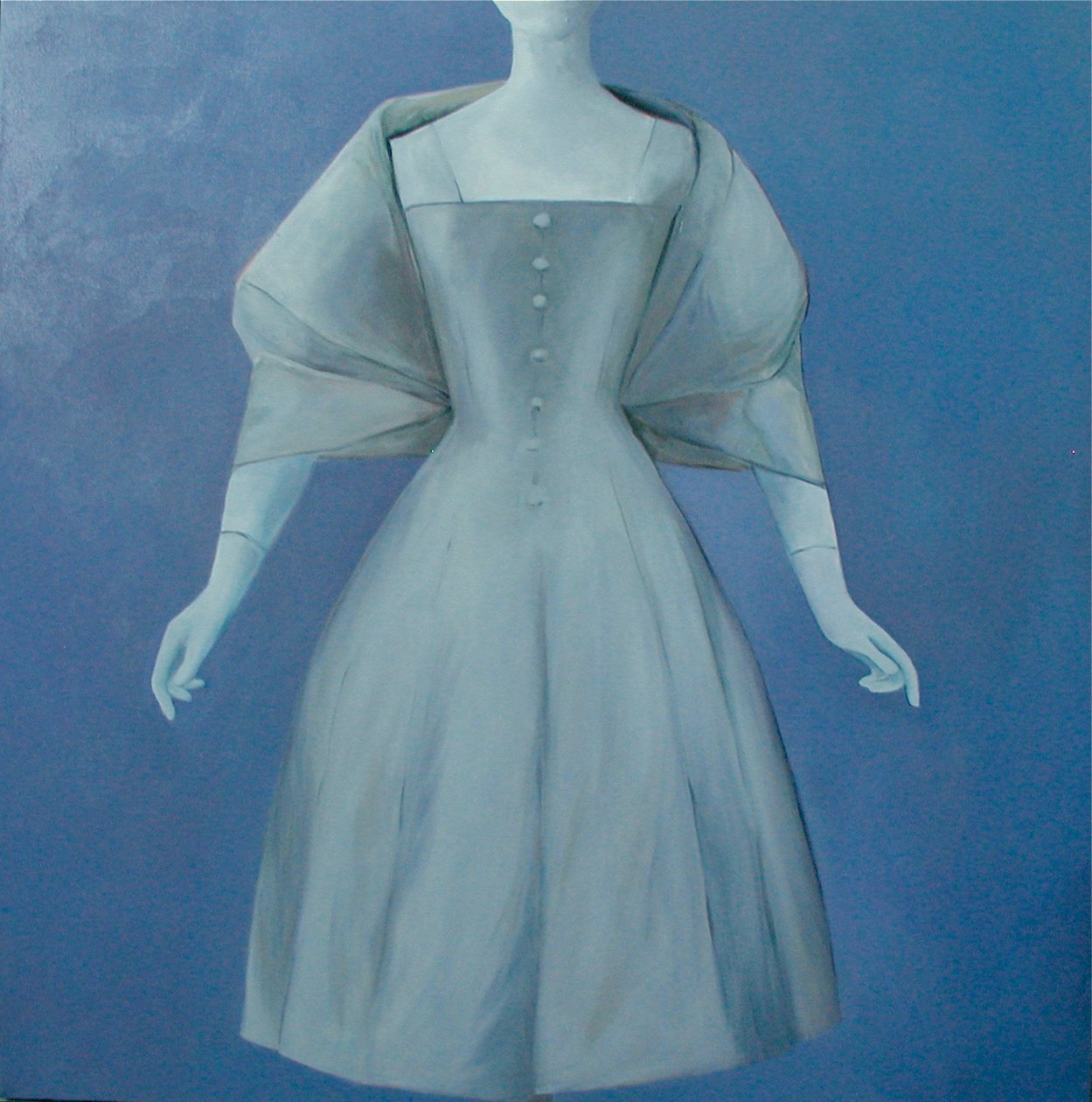 Ezüst ruha, 2004 (olaj, vászon) alkotó: Deborah Stevenson