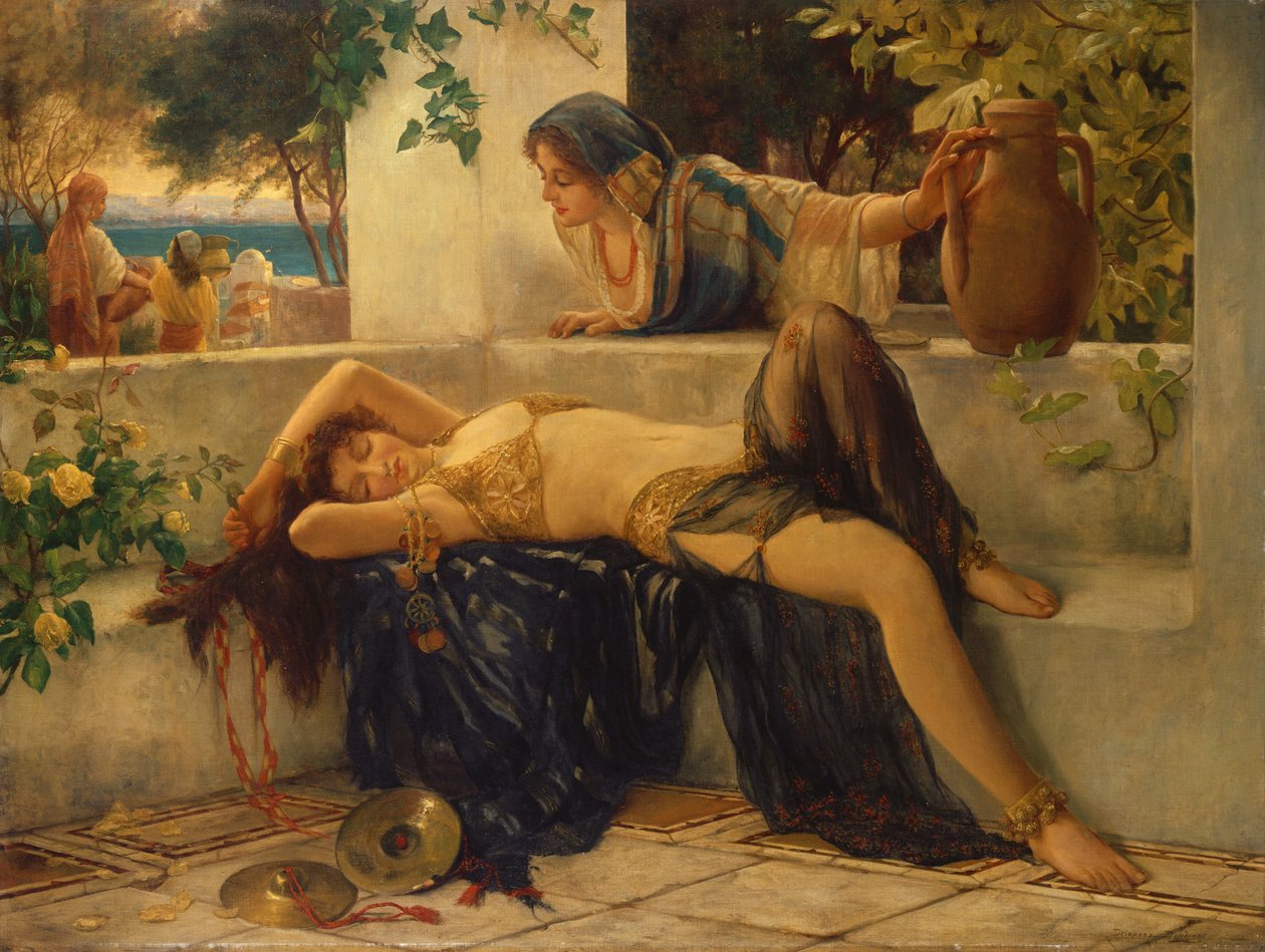 Egy fáradt nap vége (olaj, vászon) alkotó: Delapoer Downing