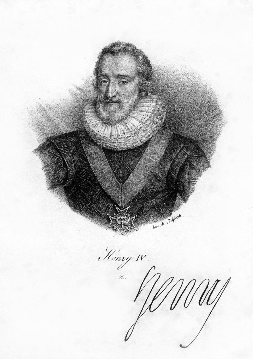 IV. Henrik francia, 1553-1610. alkotó: Delpech