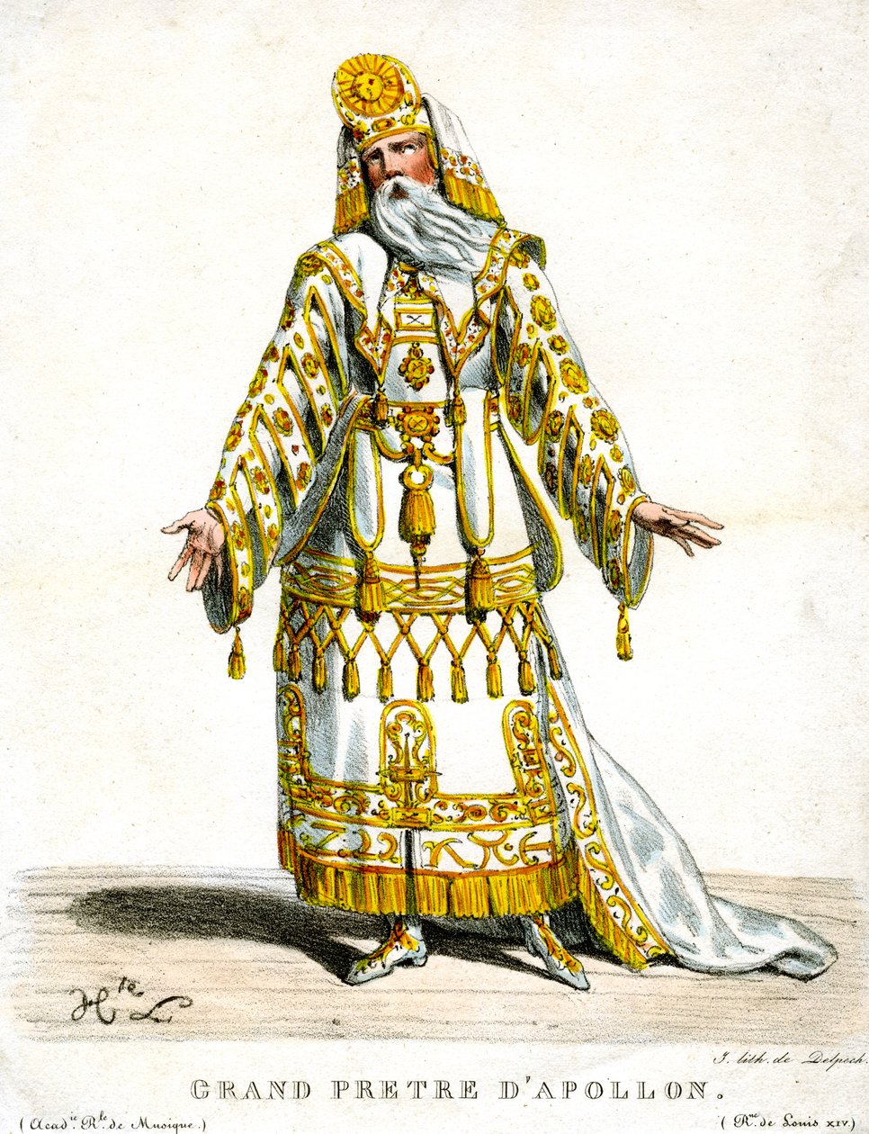 Apolló főpapja, 1820-1830. alkotó: Delpech