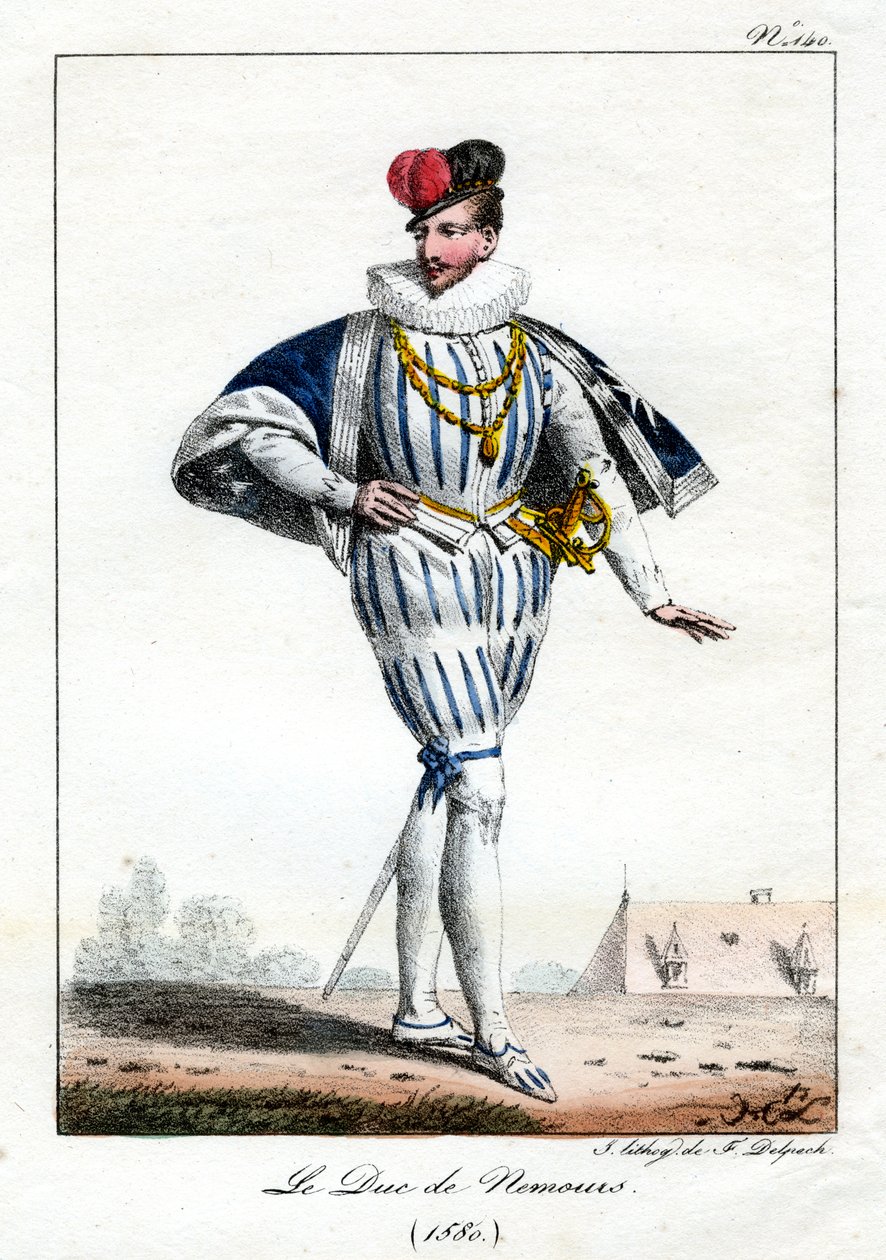 Jacques de Savoie, Nemours 2. hercege, 1580, 1795-1825. alkotó: Delpech